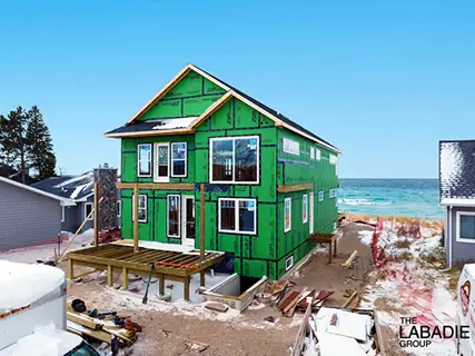 Lake Michigan Dune House in Empire, Michigan by The Labadie Group